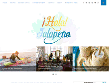 Tablet Screenshot of holajalapeno.com